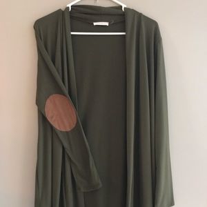 Green Duster Cardigan